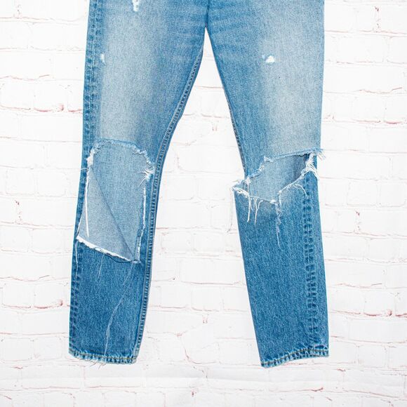 GRLFRND size 26 KAROLINA Jeans Ripped Distressed I Put a Spell on you - Picture 8 of 12